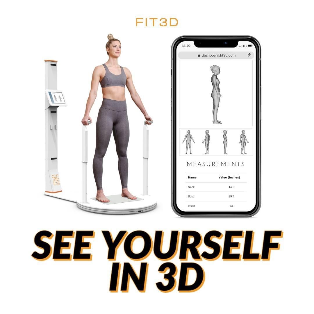 Fit3D Full Body Scanner, see yourself in 3D