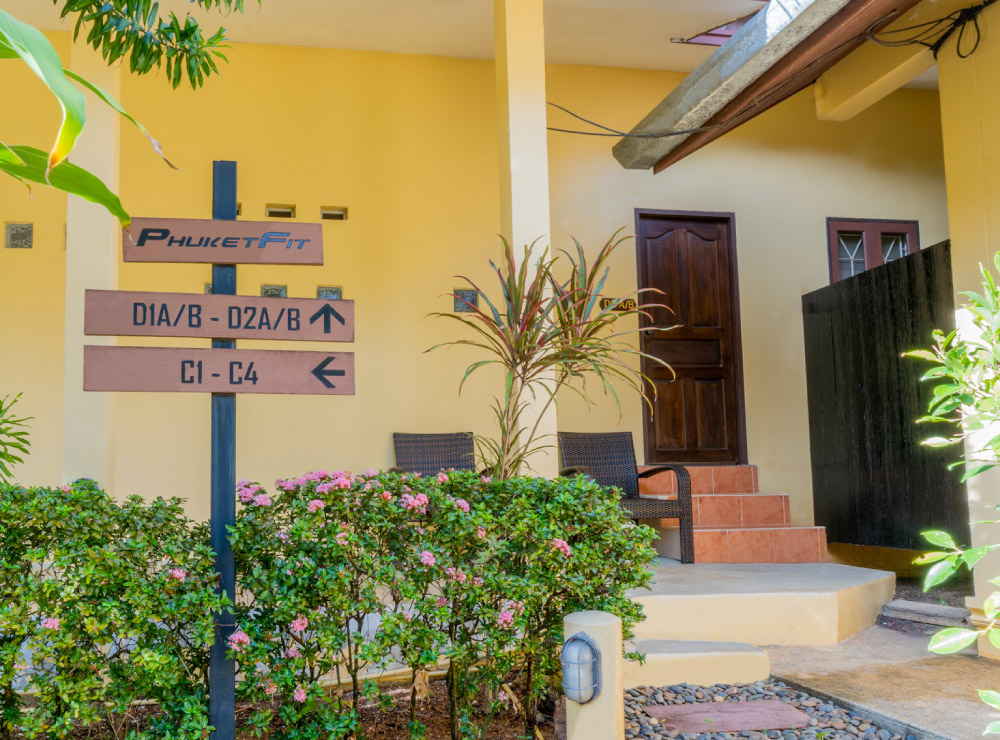 image of PhuketFit single room exterior at Thailand health & fitness resort
