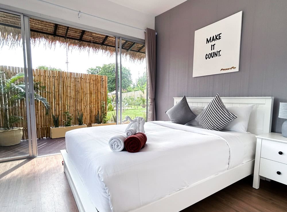 image of PhuketFit standard room poolside view