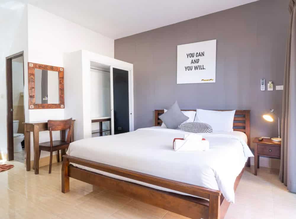 image of PhuketFit standard villa interior at premier health & fitness Thailand resort