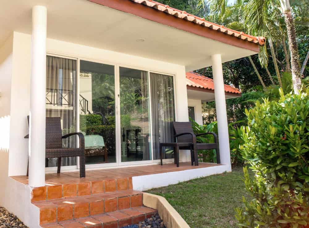 image of PhuketFit standard villa exterior at premier health & fitness Thailand resort