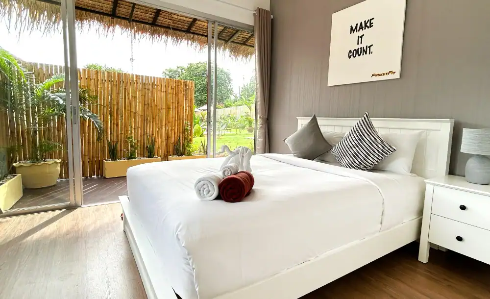 image of PhuketFit Resort room at all-inclusive health & fitness retreat Thailand