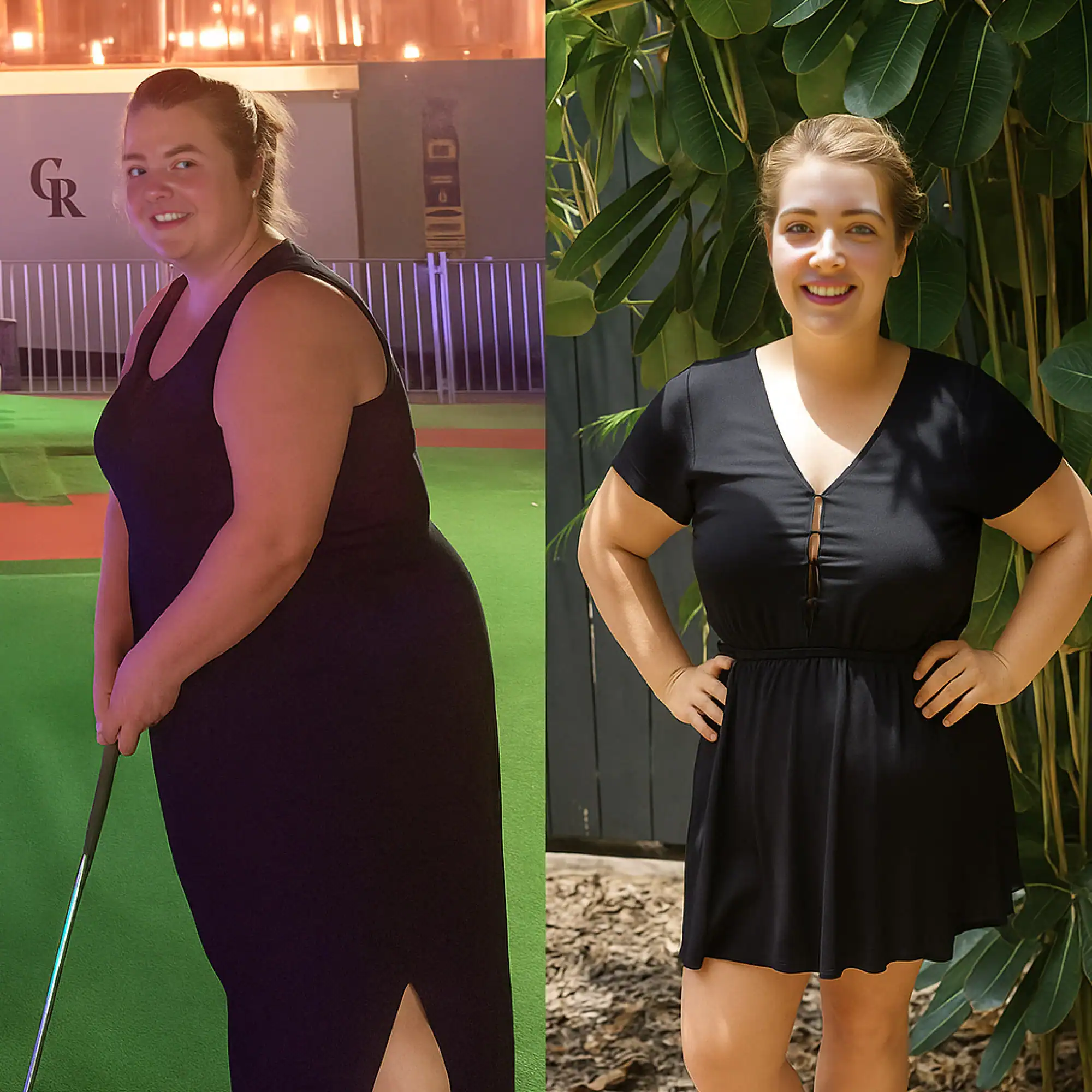 Before & After weight loss photo of PhuketFit guest