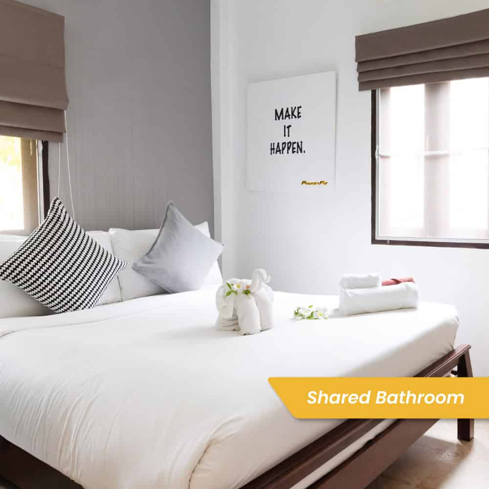 image of PhuketFit health & fitness retreat single room Thailand