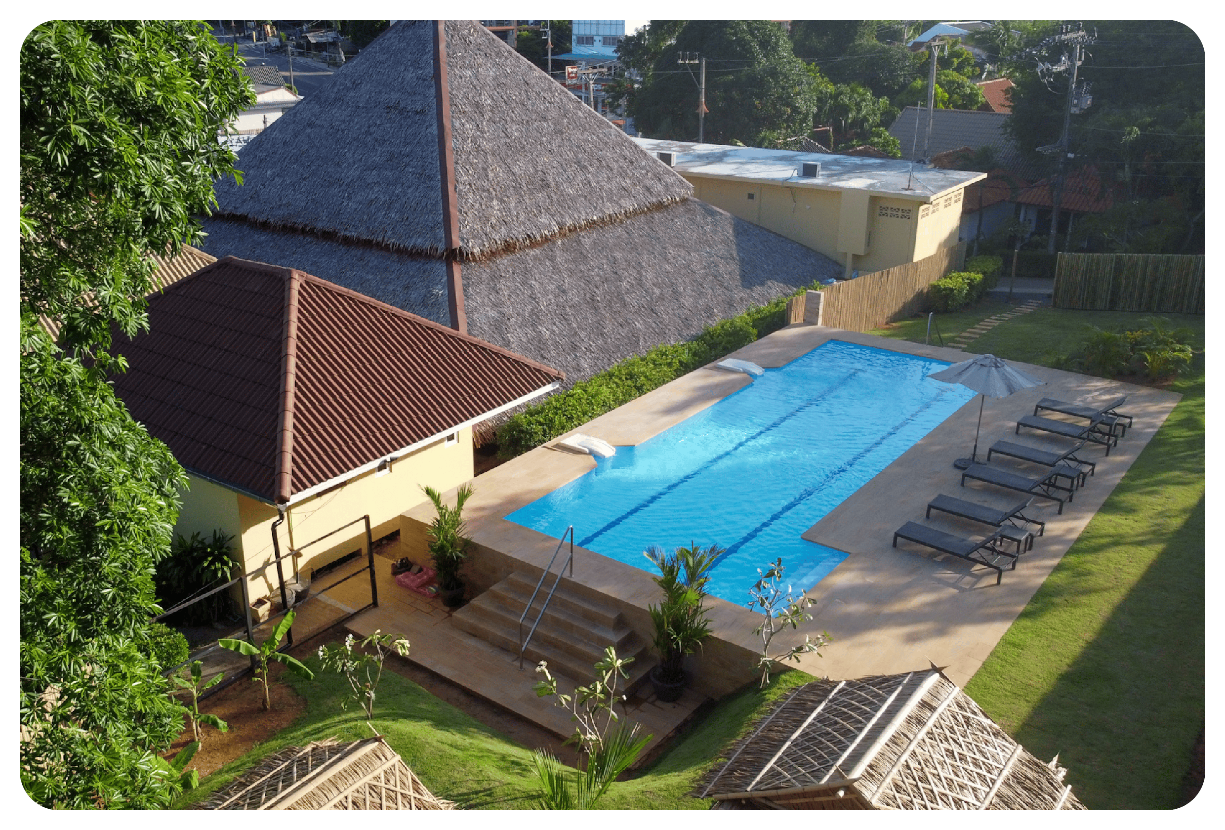 ariel photo of phuketfit poolside area