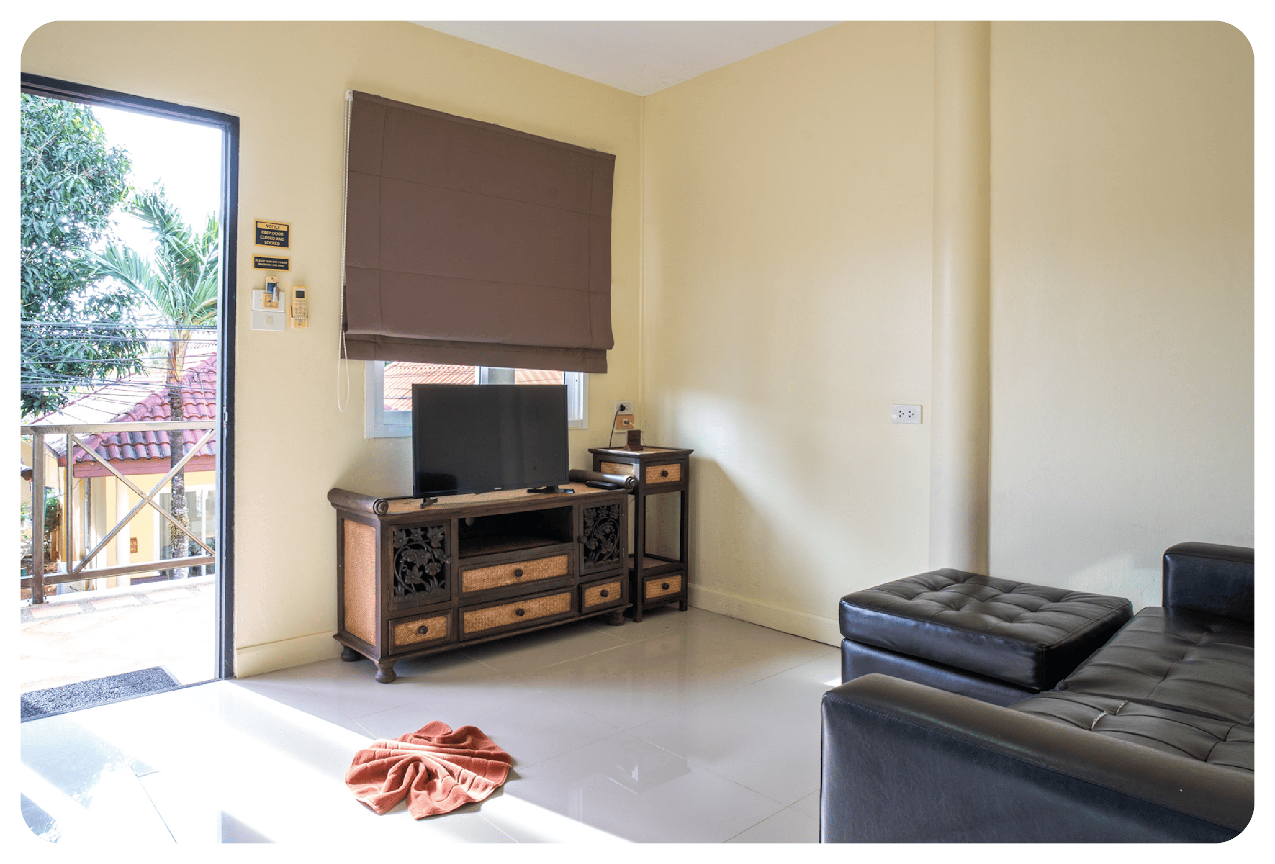 photo of amenities inside phuketfit standard room accommodation