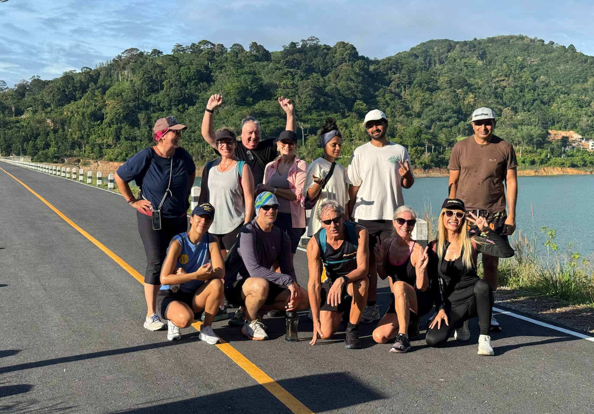 PhuketFit guests participating in a sunday morning trek
