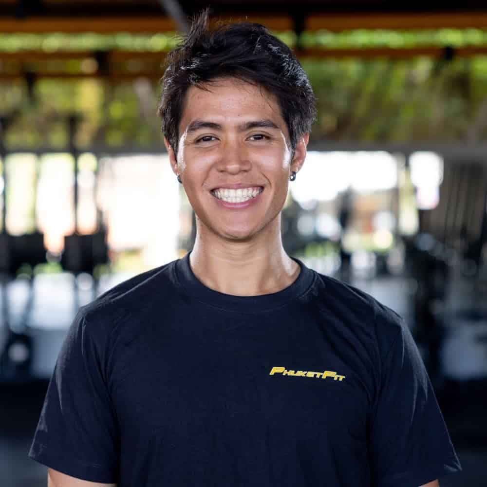 image of PhuketFit coach Chain at fitness and weight loss in Thailand