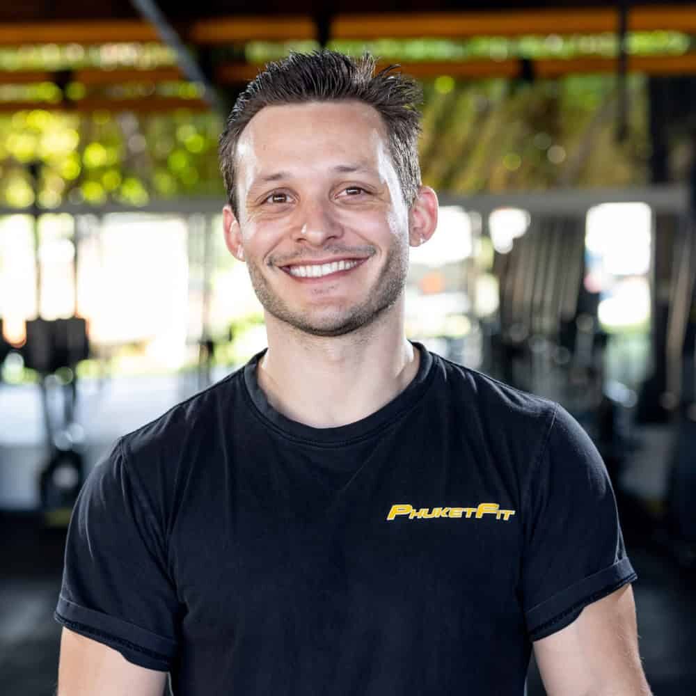 image of PhuketFit coach Derek at fitness and weight loss in Thailand